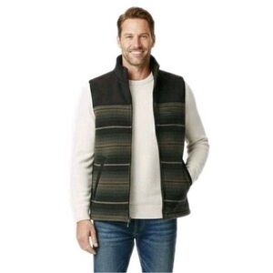 Pendleton Men's Green, Black and Brown Patterned Vest NWT